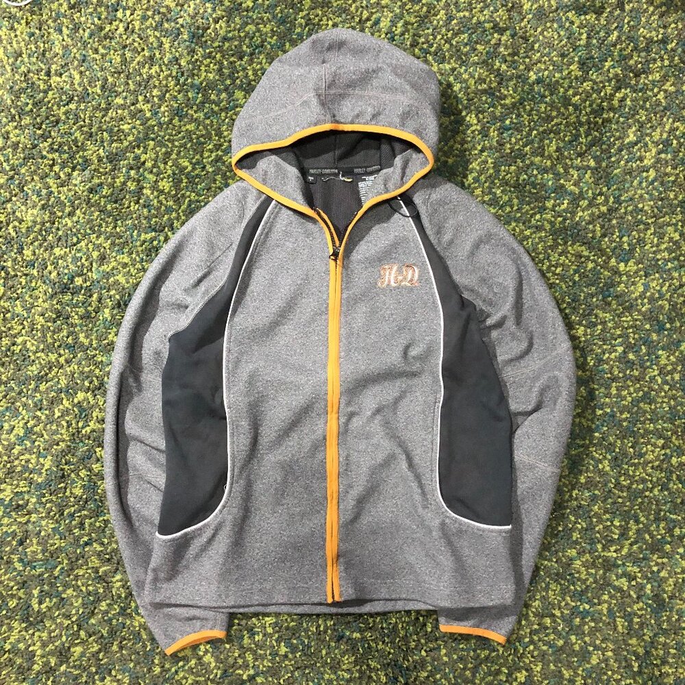 Harley Davidson Zip Up Hoodie (Women's Tall L)